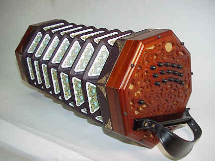 Tedrow 30 button baritone Concertina